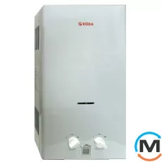 Roda JSD20-A1 димохідна газова колонка, Тип розпалювання: Електронний, Теплова потужність (кВт): 20, Тип камери згоряння: Відкрита, Колір: Білий, Підведення труб: Нижня, Продуктивність (л/хв): 10, Спосіб встановлення: Настінний, Електроживлення: 3 V, фото 