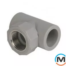 Поліпропіленовий трійник Berkeplastik Н.Р. 25x3/4", Тип різьблення: Зовнішня, Діаметр різьблення: 3/4", Діаметр (мм): 25, фото 