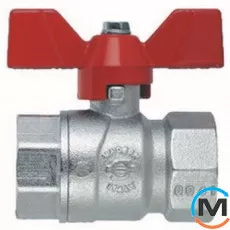 Кран кульовий вн.-вн. різьблення (метелик) Fiv PERFECTA 1/2", фото 