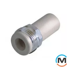 Полипропиленовая муфта Berkeplastik с нак. гайкой перех Н.Р. 32x1 ¼", Тип резьбы: Наружная, Диаметр резьбы: 1 1/4", Диаметр (мм): 32, фото 