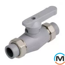 Полипропиленовый шаровый кран Berkeplastik двухмест. переход 25 мм, Диаметр (мм): 25, фото 