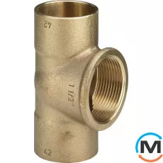 Трійник Ø35 х 1/2"В х 35 (бронзовий) -152734 Viega GmbH 94130g, Тип різьблення: Внутрішня, Діаметр різьблення: 1/2", Діаметр (мм): 35, фото 