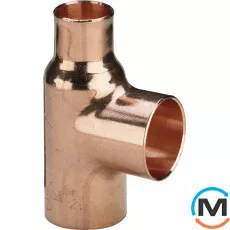 Трійник редукційний Ø35 х 28 х 28 (мідний) -110727 Viega GmbH 95130r, Модифікація: 35 х 28 х 28, Діаметр (мм): 35, фото 