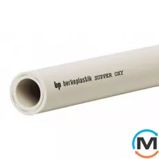 Полипропиленовая труба Berkeplastik внутренняя алюминием окси 40 мм PN 20, Тип трубы: Алюминий, Назначение труб: Универсальная, Диаметр (мм): 40, фото 