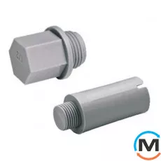 Полипропиленовая заглушка Berkeplastik резьбовая 25 мм, Вариант: Короткая, Диаметр (мм): 25, фото 