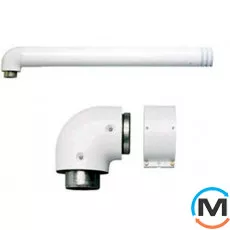 Коаксіальний горизонтальний комплект Vaillant 80/125 мм (конд.), фото 