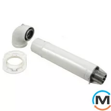 Коаксіальний горизонтальний комплект Bosch Ф 60/100, 810мм (турбо), фото 