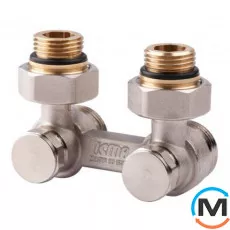 Мультиблок кутовий Icma 884 з ніпелями 1/2 - 3/4, фото 