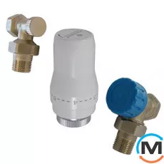 Комплект Schlosser радіаторний аксіальний GZ1\2xGW1/2 602200084UA, фото 