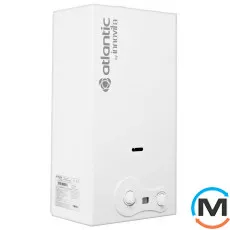 Газова колонка Atlantic by innovita Trento lono Select 11 iD, Тип розпалювання: Електронний, Теплова потужність (кВт): 21.8, Тип камери згоряння: Відкрита, Колір: Білий, Підведення труб: Нижня, Продуктивність (л/хв): 10.8, Спосіб встановлення: Настінний, Електроживлення: 3 V, фото 