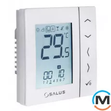 Программируемый, электронный терморегулятор Salus, белый, скрытого монтажа, 230V, фото 