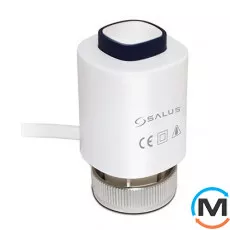 Термопривід Salus нормально відкритий 230V M30x1,5, Положення приводу: Нормально відкритий, Приєднання: M30 x 1,5, Електроживлення: 220 V, фото 