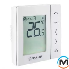 Суточный, электронный терморегулятор Salus, белый, скрытого монтажа, 230V, фото 