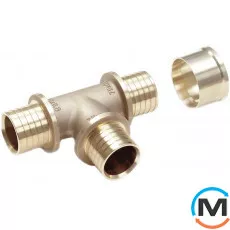 Трійник Rehau Rauvitherm серія труби 1 вкл. гільзи насувні 125-90-110, фото 