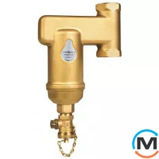 Сепаратор шламу Spirotech SpiroTrap Dirt ¾" Vertica, Діаметр різьблення: 3/4", Виконання: Вертикальний, Матеріал: Латунь, фото 