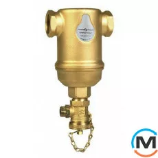 Сепаратор шламу Spirotech SpiroTrap Dirt 1", Діаметр різьблення: 1", Виконання: Горизонтальний, Матеріал: Латунь, фото 