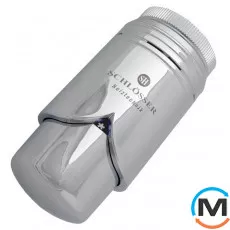 Термостатическая головка Schlosser BRILLANT SH хром, Исполнение: Механическая, Цвет: Хром, Нулевое положение: Есть, Присоединение: М30х1,5, фото 