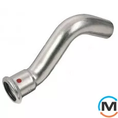 Обведення оцинковане Sanha (2м) 24085 22, Варіант: 2 муфти, Діаметр (мм): 22, фото 