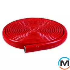 Ізоляція зі спіненого поліетилену для труб Thermaflex Thermacompact S 35/6 (10m), Вид ізоляції: У бухтах, Захисне покриття: Червоне, Внутрішній діаметр (мм): 35, Товщина ізоляції (мм): 6, фото 