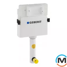 Бачок для унітазу Geberit Delta без стелажу для прихованого монтажу для клавіш, фото 