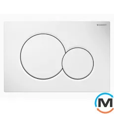 Кнопка Geberit Sigma 01 біла, фото 