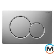 Змивання клавіша "Geberit Sigma 01", пластик, хром матовий, фото 