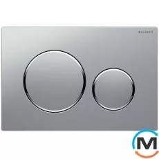 Змивна клавіша Geberit Sigma 20 хром глянсовий / хром матовий / хром глянсовий, фото 