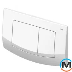 Панель подвійного зливу для унітазу TECEambia (білий), фото 