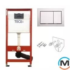 Комплект TECEbase (модуль + панель змиву TECEbase хром глянсовий + кріплення), фото 