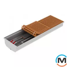 Внутрипольный конвектор FanCoil FCFW 300x1000x125, Тип конвектора: С вентилятором, Корпус конвектора: Нержавеющая сталь, Кол-во теплообменников: 1, Напряжение вентилятора: 12 V, Глубина (мм): 125, Ширина (мм): 300, Длина (мм): 1000, фото 