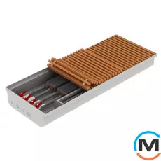 Внутрипольный конвектор FanCoil FCF 12 Plus PREMIUM 380x2500x120, Тип конвектора: С вентилятором, Корпус конвектора: Нержавеющая сталь, Кол-во теплообменников: 2, Напряжение вентилятора: 24 V, Глубина (мм): 120, Ширина (мм): 380, Длина (мм): 2500, фото 