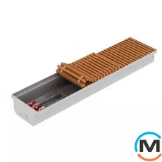 Внутрипольный конвектор FanCoil FCF 12 mini PREMIUM 230x1750x120, Тип конвектора: С вентилятором, Корпус конвектора: Нержавеющая сталь, Кол-во теплообменников: 1, Напряжение вентилятора: 24 V, Глубина (мм): 120, Ширина (мм): 230, Длина (мм): 1750, фото 