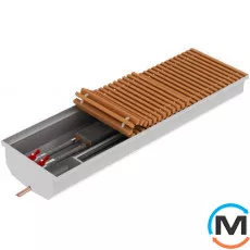 Внутрипольный конвектор FanCoil FCF 12 Plus +4 PREMIUM 380x3000x120, Тип конвектора: С вентилятором, Корпус конвектора: Нержавеющая сталь, Кол-во теплообменников: 5, Напряжение вентилятора: 24 V, Глубина (мм): 120, Ширина (мм): 380, Длина (мм): 3000, фото 