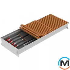 Внутрипольный конвектор FanCoil FCFA Plus PREMIUM 380x2500x125, Тип конвектора: С вентилятором, Корпус конвектора: Нержавеющая сталь, Кол-во теплообменников: 2, Напряжение вентилятора: 24 V, Глубина (мм): 125, Ширина (мм): 380, Длина (мм): 2500, фото 