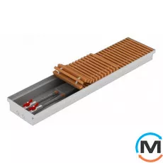 Внутрипольный конвектор FanCoil FC 75 mini 170x3000x75, Тип конвектора: Без вентилятора, Корпус конвектора: Нержавеющая сталь, Кол-во теплообменников: 1, Глубина (мм): 75, Ширина (мм): 170, Длина (мм): 3000, фото 