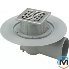 Трап кутовий підлоговий (нерж.) 100мм VIEGA, фото 