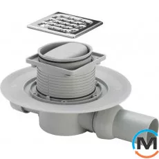 Трап кутовий сухий затвор (нерж.) 50мм VIEGA, фото 