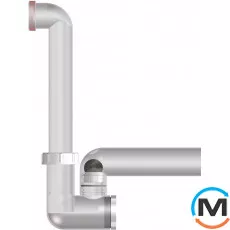 Прозорий сифон HL для кондиціонерів DN40, DN32, фото 