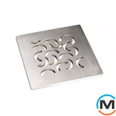 Решітка з нержавіючої сталі HL (V4A) 115x115 мм "Loire", фото 