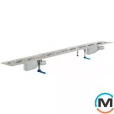 Душовий лоток HL із сифоном DN50. Довжина монтажу 2100 мм, фото 