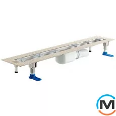 Душовий лоток HL "ПЛОСКИЙ" версії з сифоном DN50. Довжина монтажу 800 мм, фото 