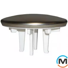 Декоративна кришка HL нержавіюча сталь d 86 мм, фото 