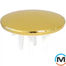 Декоративна кришка HL золотого кольору d 86 мм, фото 