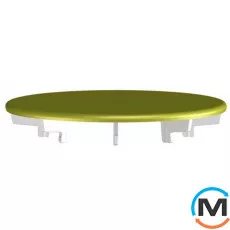 Декоративна кришка HL золотого кольору d 112мм, фото 