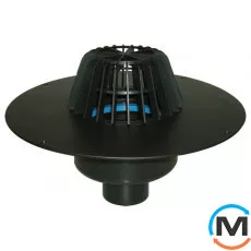 Покрівельна вирва HL DN110, вертикальний випуск, з ПП-фланцем, фото 