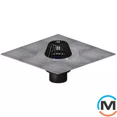 Покрівельна вирва HL DN75 з бітумним полотном., фото 