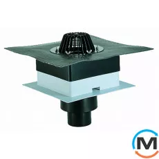 Покрівельна вирва HL DrainBox DN110 з бітумним полотном., фото 