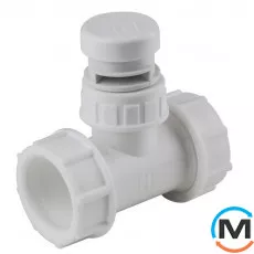 Вентиляційний клапан HL 1" з Т-подібним з'єднанням DN32 х 5/4", фото 