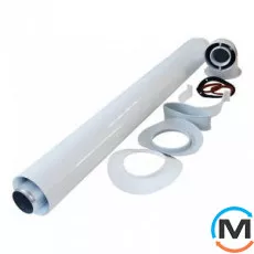 Коаксіальна труба Roda 60/100 для турбованих котлів, фото 