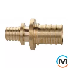 Муфта сполучна перехідна Aquapex 25 x 16 мм, Варіант: 25 x 16, Діаметр (мм): 25, Робочий тиск (бар): 10, Матеріал: Латунь, фото 